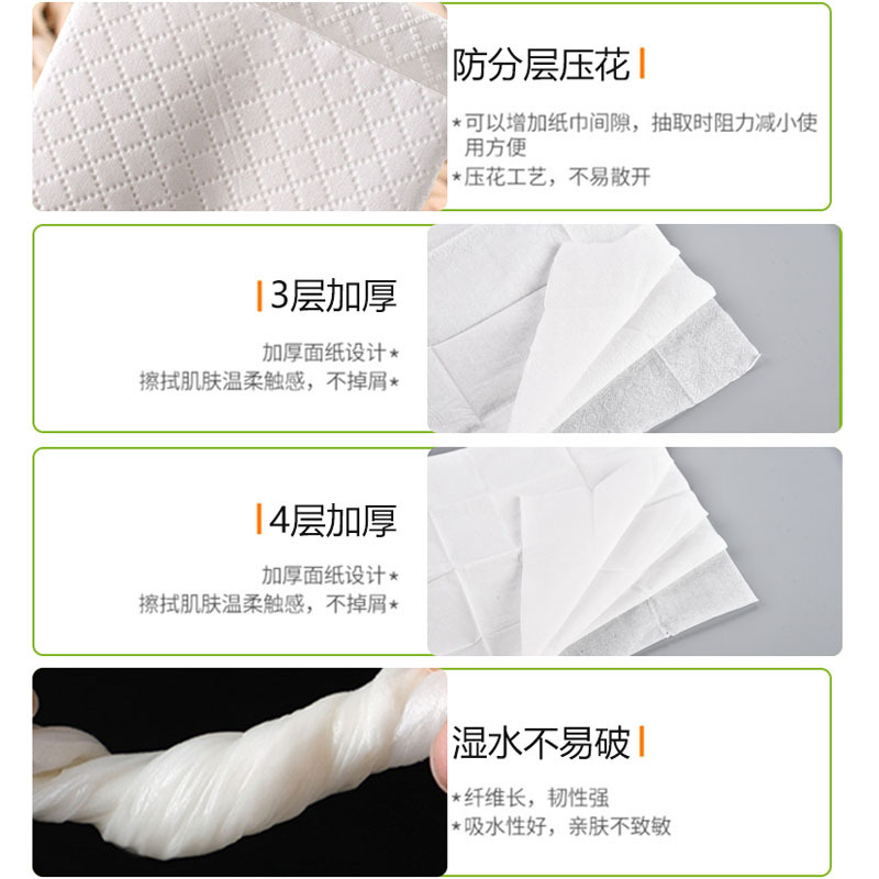 Handkerchief Paper Custom Mini Tissue Restaurant Catering Packet Facial Tissue Original Wood Pulp Handkerchief Paper Custom