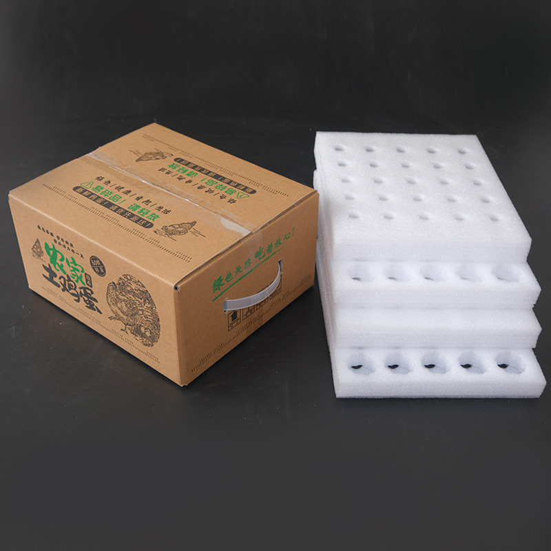 Manufacturer Egg Tray Pearl Cotton Epe Egg Tray Egg Carton Shockproof Express Egg Packaging Box Ready for Sale