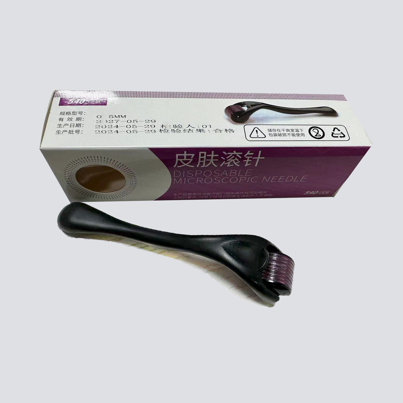 540 игольчатый роллер для красоты салона и дома из нержавеющей стали для лица, акне, увлажнения, водяного света