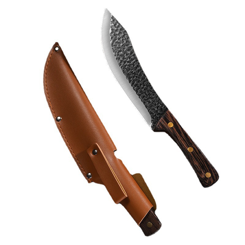 Handmade Meat Union Factory Picking Pig Killing Knife Boning Special Pork Cutting Meat Selling Meat Shaving Bone Splitting Slaughter Sharp Knife