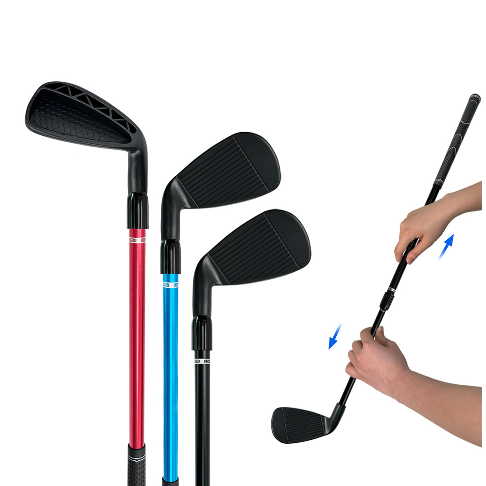 Golf Club Golf Chipping Club Retractable 2-Section Practice Chipping Indoor Adjustable Practice Ball