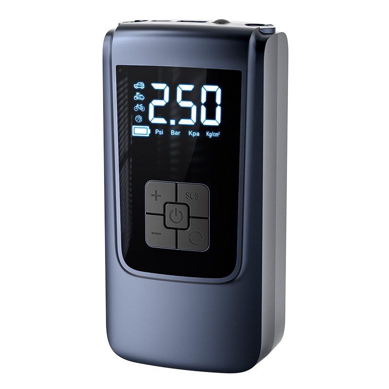 Car air pump wireless dual power digital display air pump tire air pump portable intelligent digital display air pump