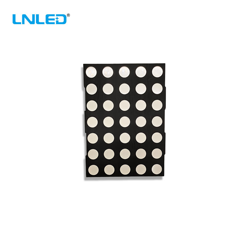 5*7 Round Dot Matrix Lon Led Energy-Saving Two-Color Digital Dot Matrix Screen 2057