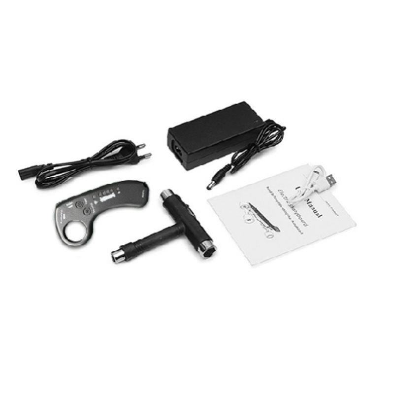 Electric skateboard four-wheel land travel artifact portable integrated portable remote control positive and negative customizable pattern 2701