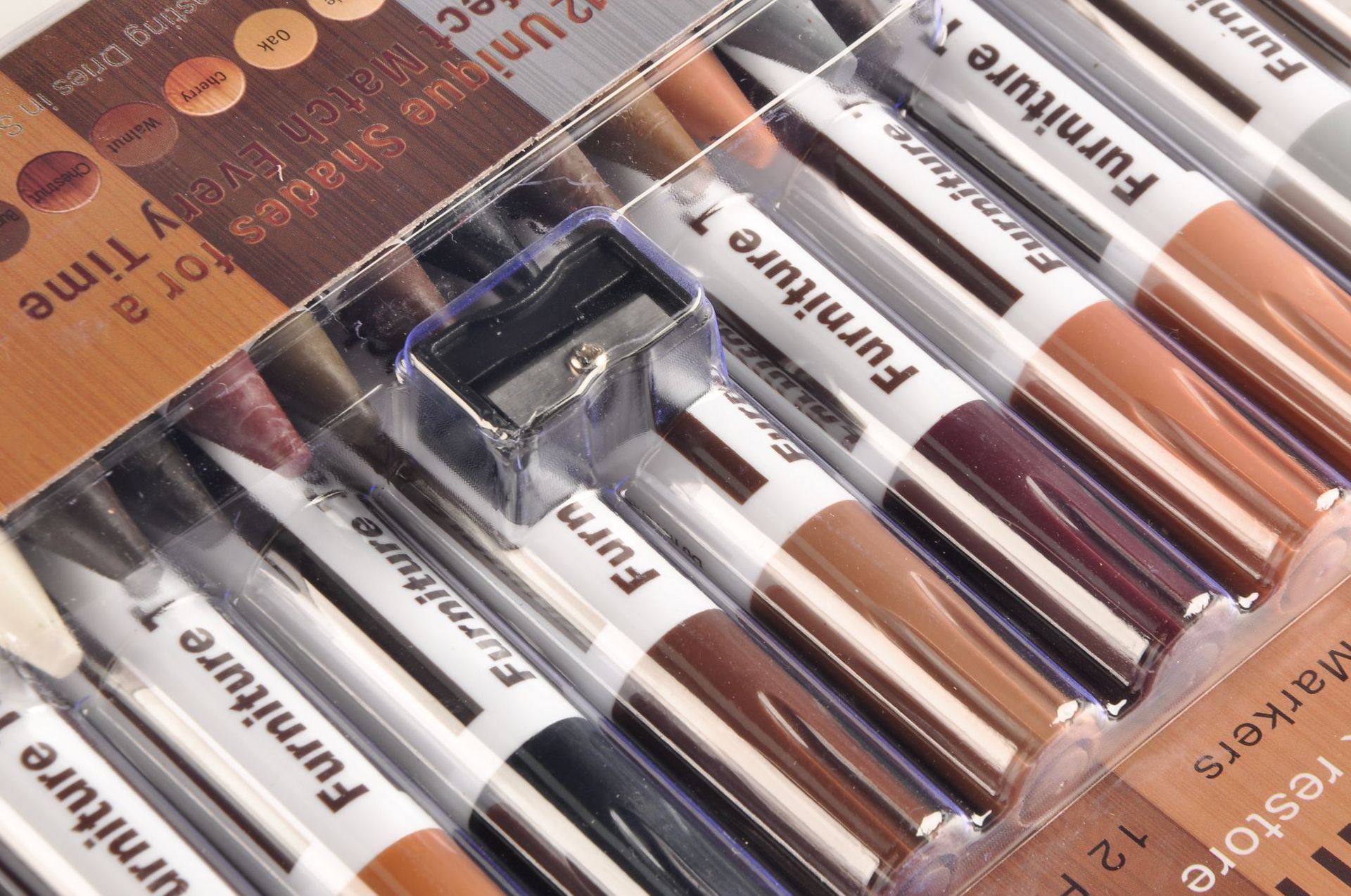 Wood grain color-making pen furniture paint-making pen floor repair scratch paint-off color-making pen furniture pen