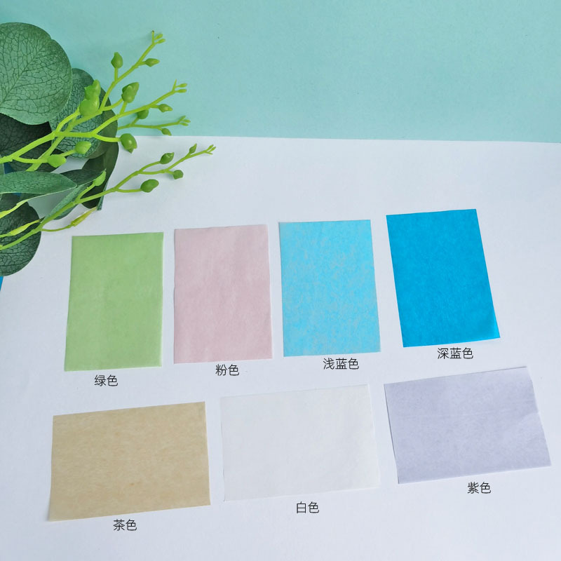 Wholesale facial oil-absorbing paper Blue Film oil-absorbing sweat-absorbing paper summer portable refreshing linen paper cleaning