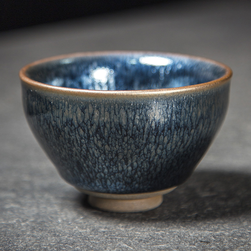 Handmade Baihua Jianzhan Tea Cup Tea Cup Tea Bowl Iron Fit Jianzhan Kung Fu Tea Cup Master Cup Personal Cup