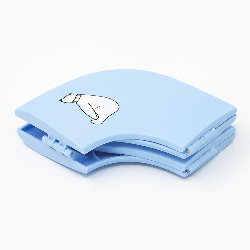 Children's folding toilet ring baby travel toilet mat hotel out folding toilet mat foldable storage