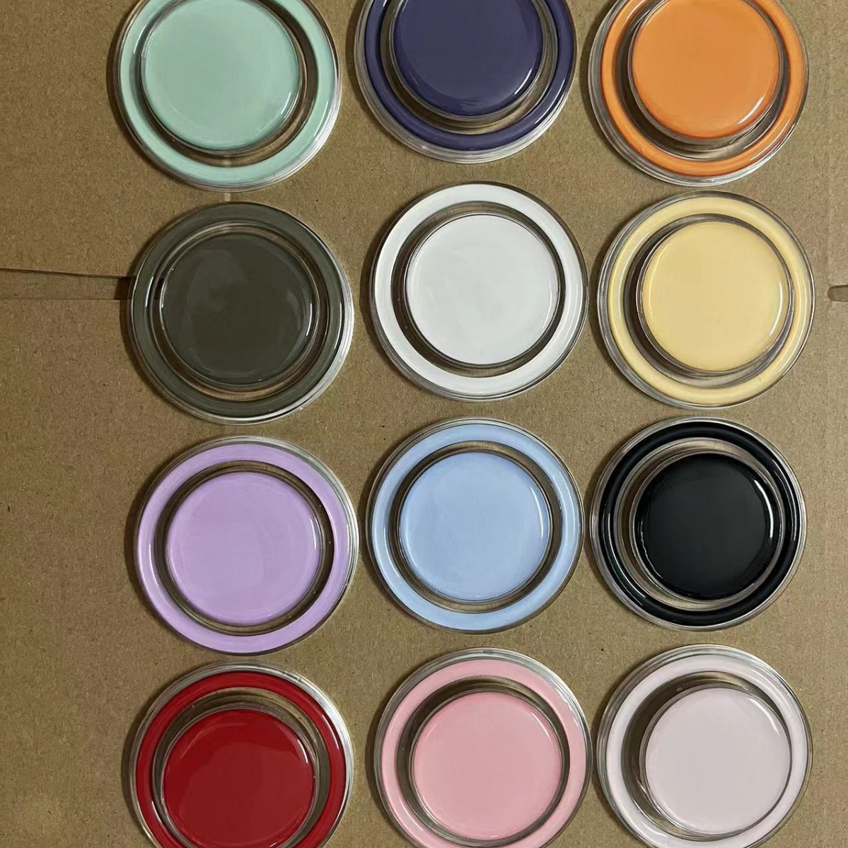 Macaron Color Magnetic Mobile Phone Airbag Holder Folding Holder Lazy Removable Magnetic Airbag Holder