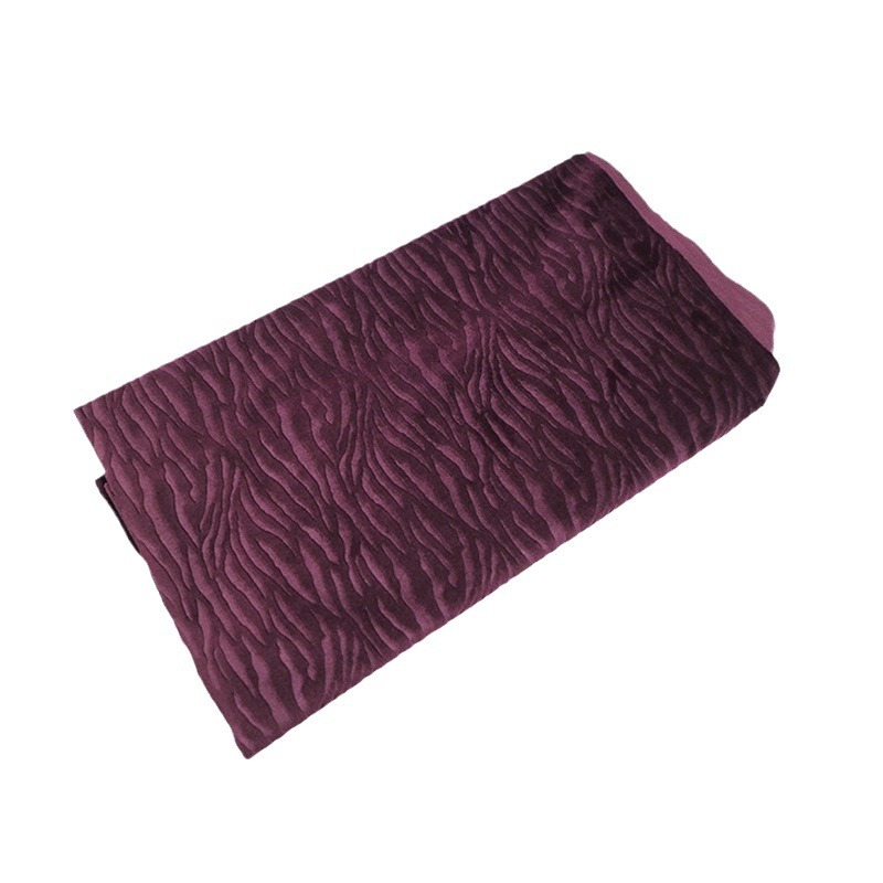 Garment Fabric Pleated Handbag Bag Pleated Fabric Small Zebra 9824 Leather Embossed Fabric Pleated