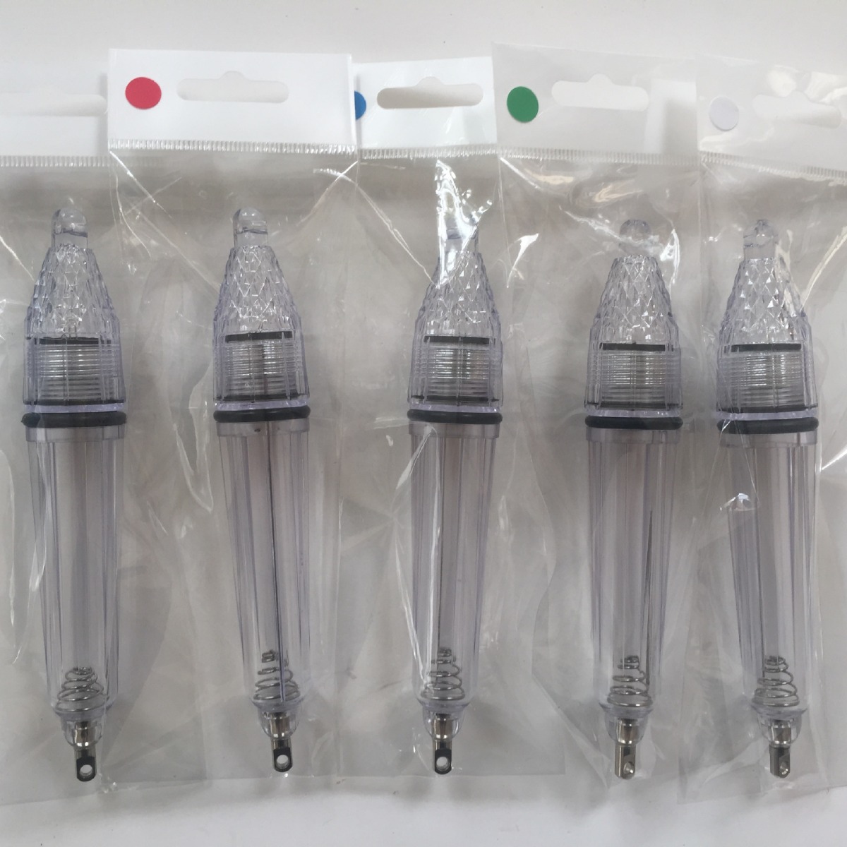 Производственная LED энергосберегающая подводная рыболовная лампа, 12 см, 5 батарей