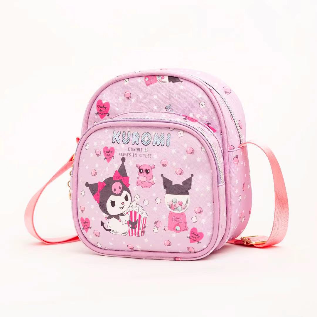 Cartoon KT Cute Melody Gui Dog Kulomi Kindergarten Bag Leather Waterproof Small Schoolbag Children's Backpack