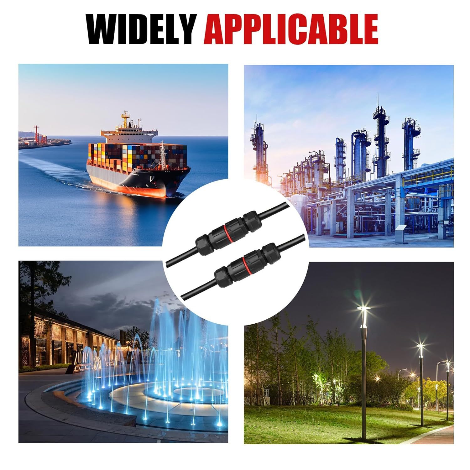 2Pcs Ip68 Cableverbinder, Ip68 Wasserdicht Cableverbinder, P