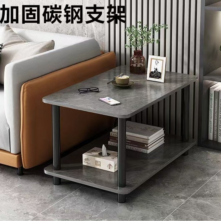 Прикроватный столик, боковой шкаф, легкая роскошь, квадратный стол для спальни, простой, современный, креативный, маленький кофейный столик