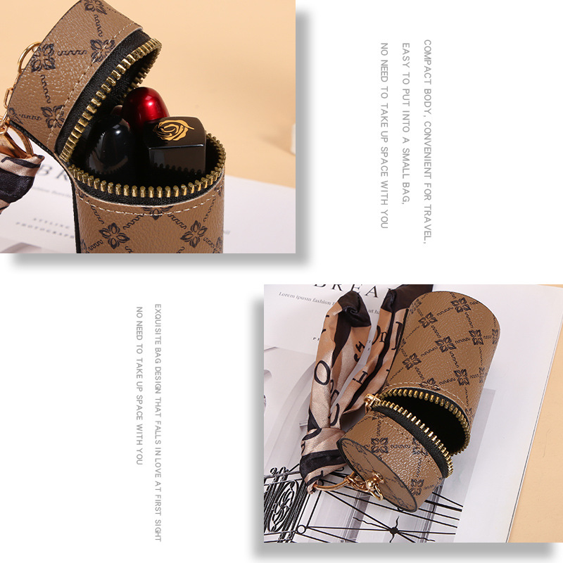 Cross-Border New Keychain Pendant Presbyopic Internet Celebrity Pendant Fashion Lipstick Bag Creative Fashion Portable Internet Celebrity Versatile