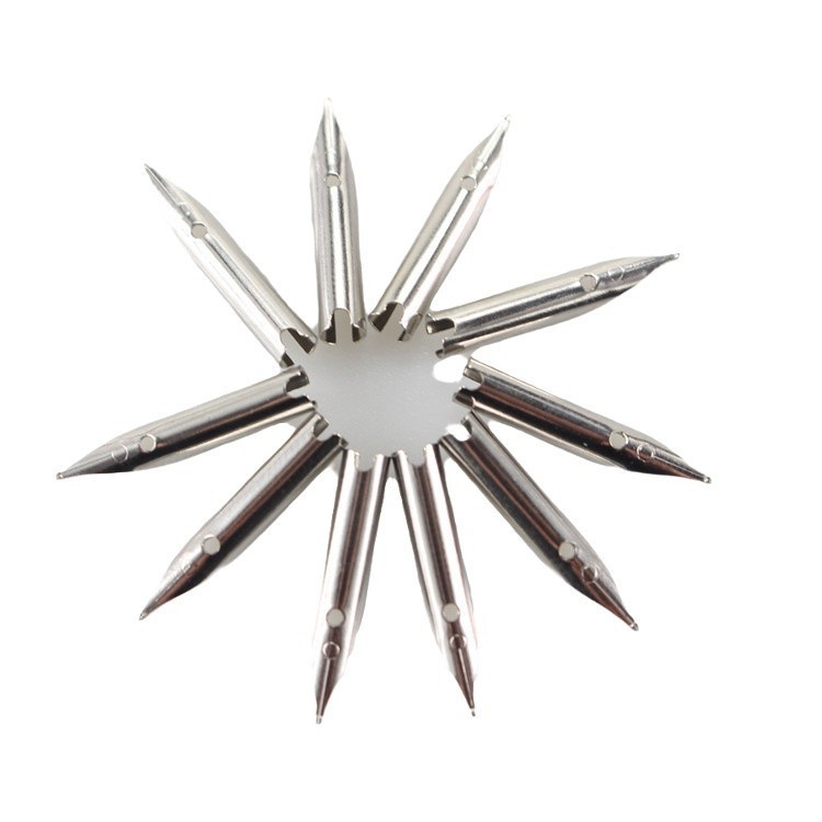 Pen tip wholesale 0.38/0.5mm student positive posture pen replacement head F tip EF tip big tip Ming tip aircraft tip