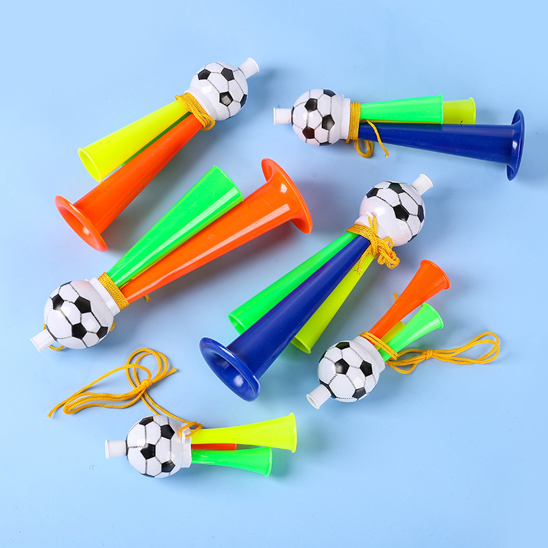 Ball game cheer toys football horn concert Horn fans pull sports horn double tone small horn whistle