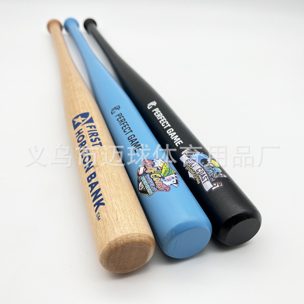 Spot Log Blank 18-Inch 45cm Wooden Baseball Bat Mini Solid Wood Bat Can Be Used as Logo Pattern