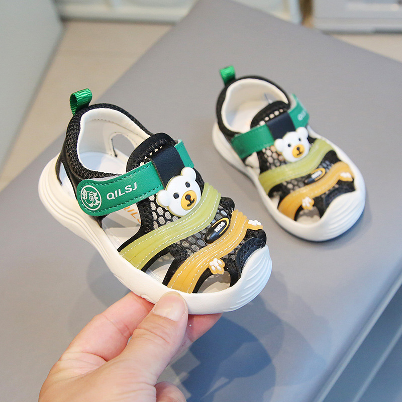 Baby Summer New 2025 Toddler Shoes 0-1-3 Years Old Boys and Girls Toddler Shoes Soft Sole Non-Slip Baby Breathable Sandals