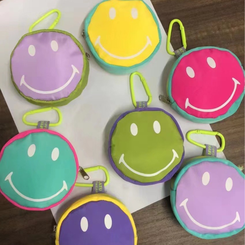 Candy Color Coin Purse Cosmetic Bag Universal Mini Solid Color Cartoon Printable LOGO Earphone Bag Key Bag Pendant