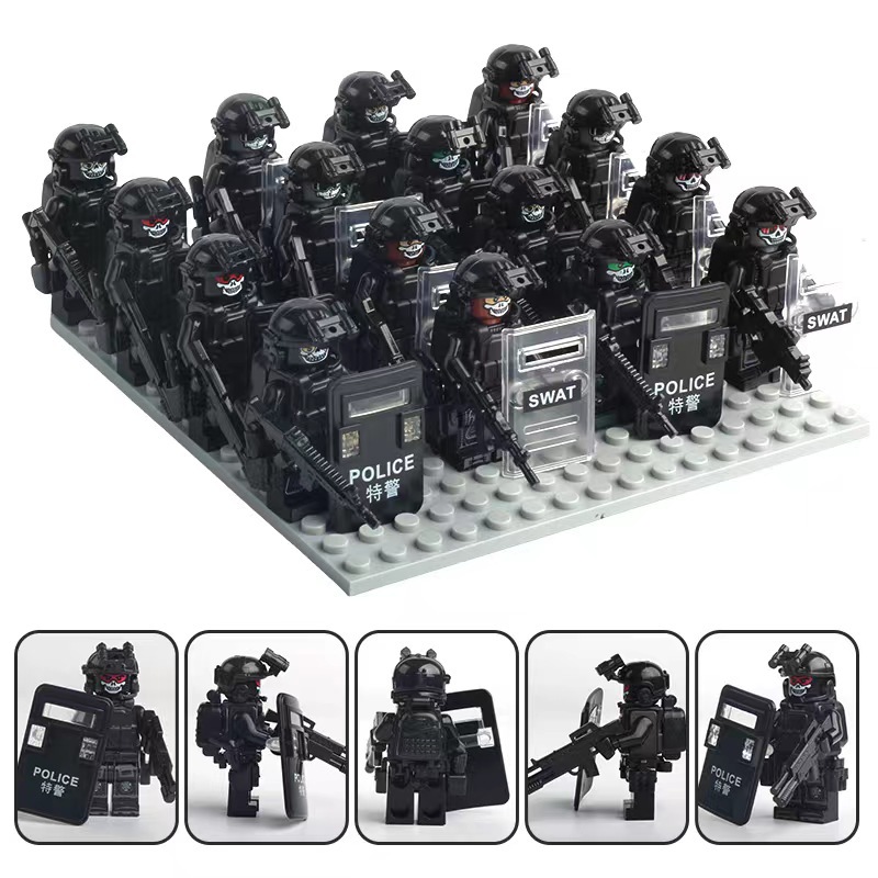 Совместимые с Lego военные фигурки, игрушки для сборки