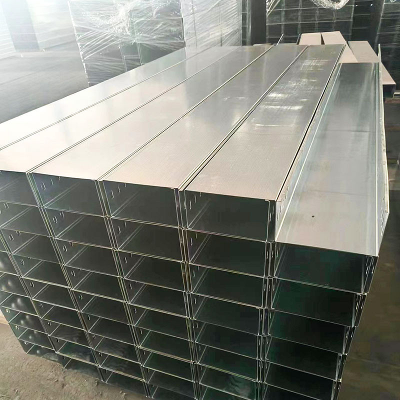 Galvanized Cable Tray Stainless Steel Cable Tray 200*100 Slot Aluminum Alloy Fireproof Spray Plastic Cable Tray