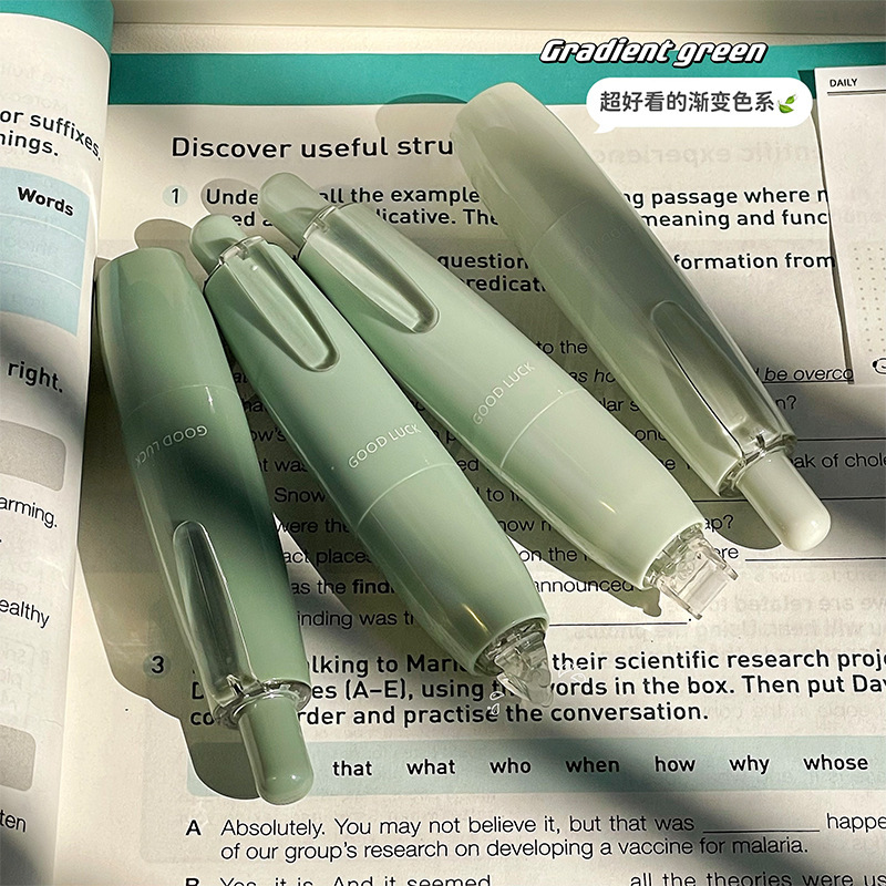 Gradient color press dot adhesive suit high color value correction belt type strong double-sided adhesive large capacity replaceable core