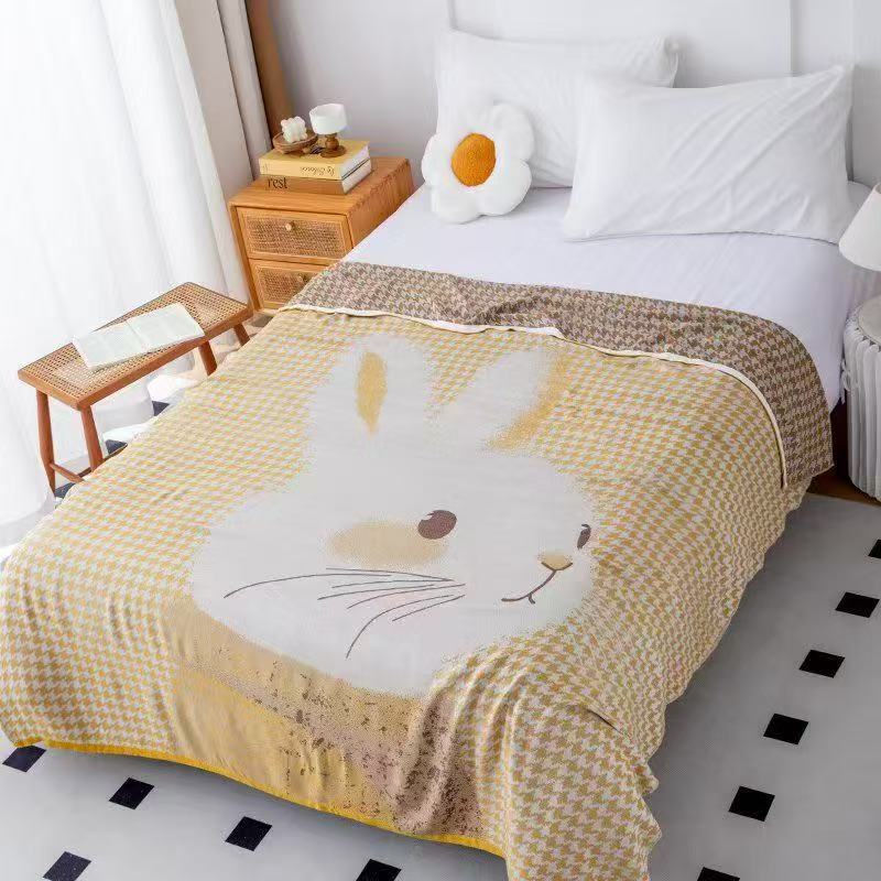 Модный бамбуковый охлаждающий плед летний охлаждающий плед для взрослых одно/двойное одеяло для сна оптовая продажа дропшиппинг