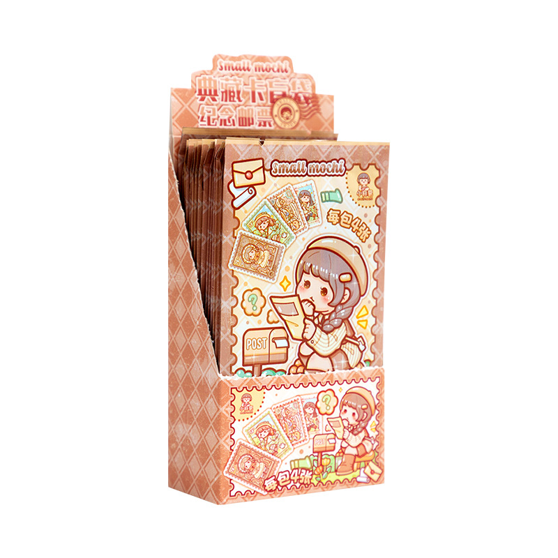 Small Mashu Commemorative Stamps Collection Card Blind Bag Twenty-four Solar terms Cute Characters Fun Collection Card Commemorative Card