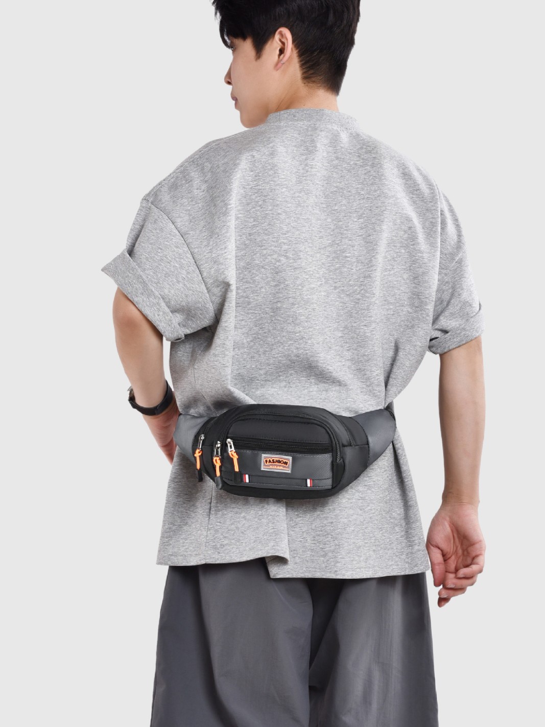 Oxford Cloth Shoulder Bag Men's Waist Bag Casual Chest Bag Men's and Women's Waterproof Outdoor Shoulder Bag Wholesale Cycling Sports Waist Bag