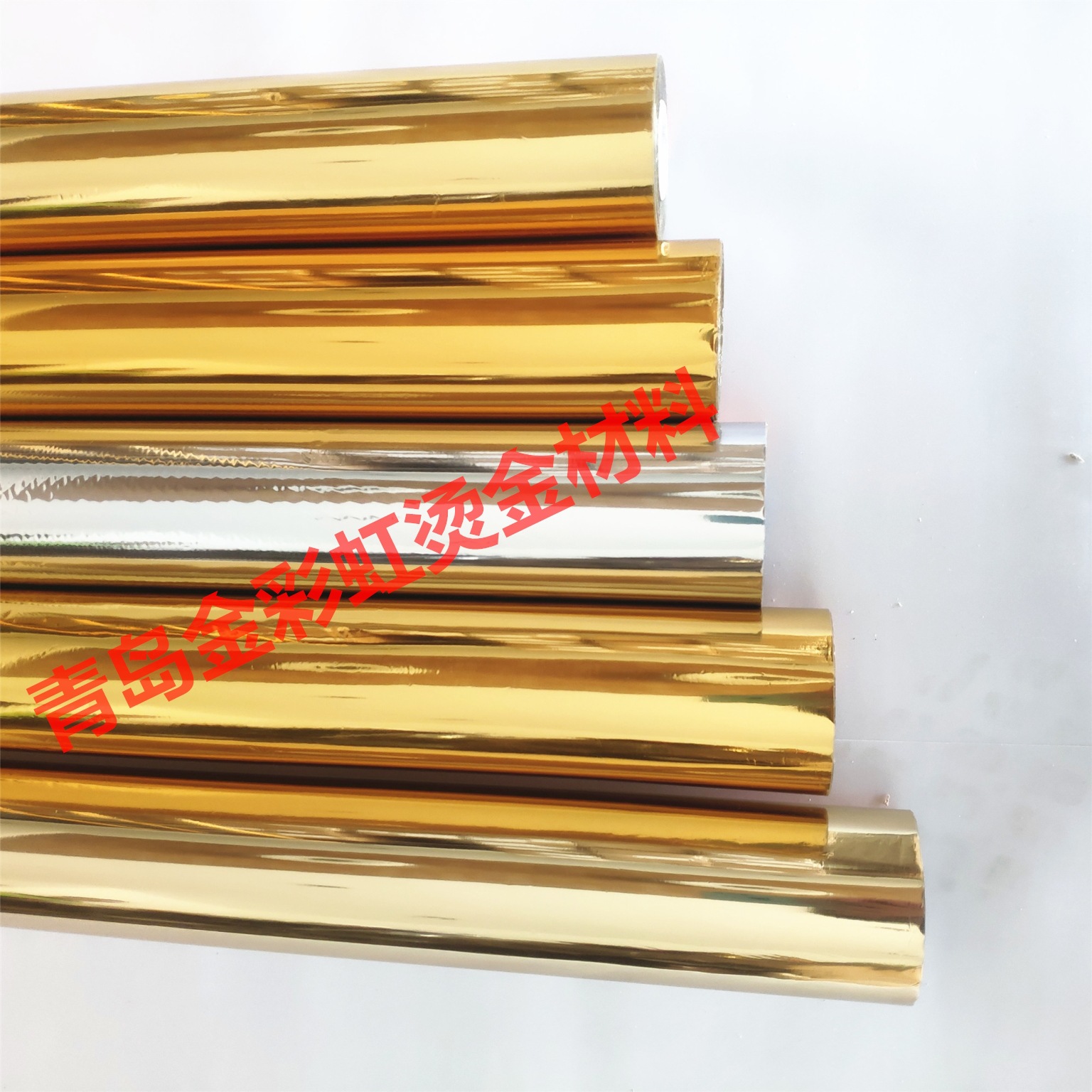 Supply plastic hot stamping paper pet hot stamping material anodized aluminum on demand cut gold and silver plastic hot stamping paper wholesale