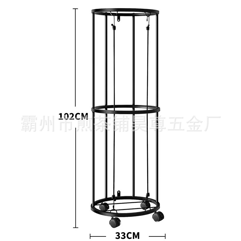 Cross-Border Sports Storage Basket for Basketball, Volleyball, Rugby, Home Storage, Elevated Three-Layer Basketball Storage Rack