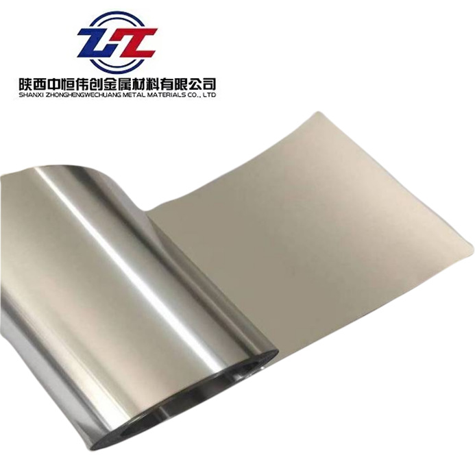 Производитель титанов Ta1 Ta2 Tc4 с высокой твердостью и высокой температурной стойкостью, промышленная высокочистая титановая фольга, титановая лента 99.95%