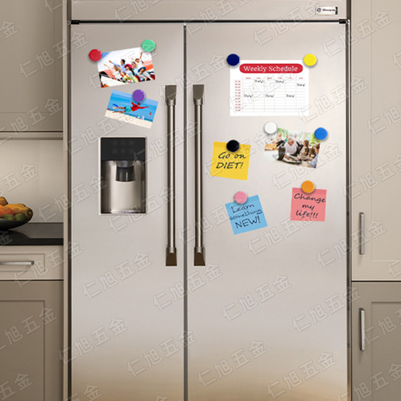 2CM magnetic particle school whiteboard magnetic nail teaching aids magnet round magnetic buckle 20mm strong refrigerator magnetic particle