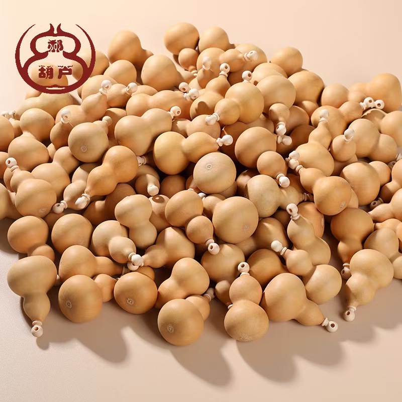 Open gourd stopper wholesale accessories large and medium natural gourd open to hold things gourd mouth wooden stopper lid