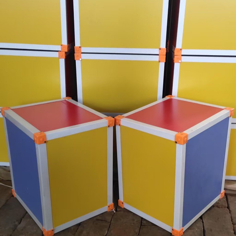 Dance Beauty Multi-functional Music Stool Special Stage Stool for Music Classroom Hexahedron Stool Student Ladder Square Stool Chorus Stool