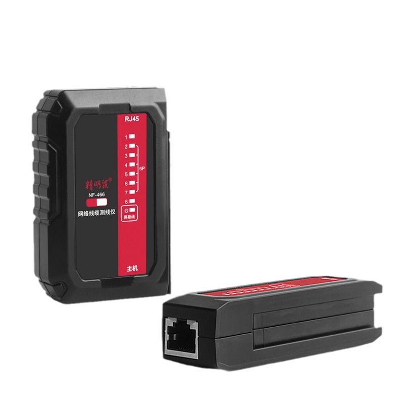 Smart Mouse Nf-466S Shielded Wire Tester Poe Anti-Burn Network Tester Telephone Line to Line Tester