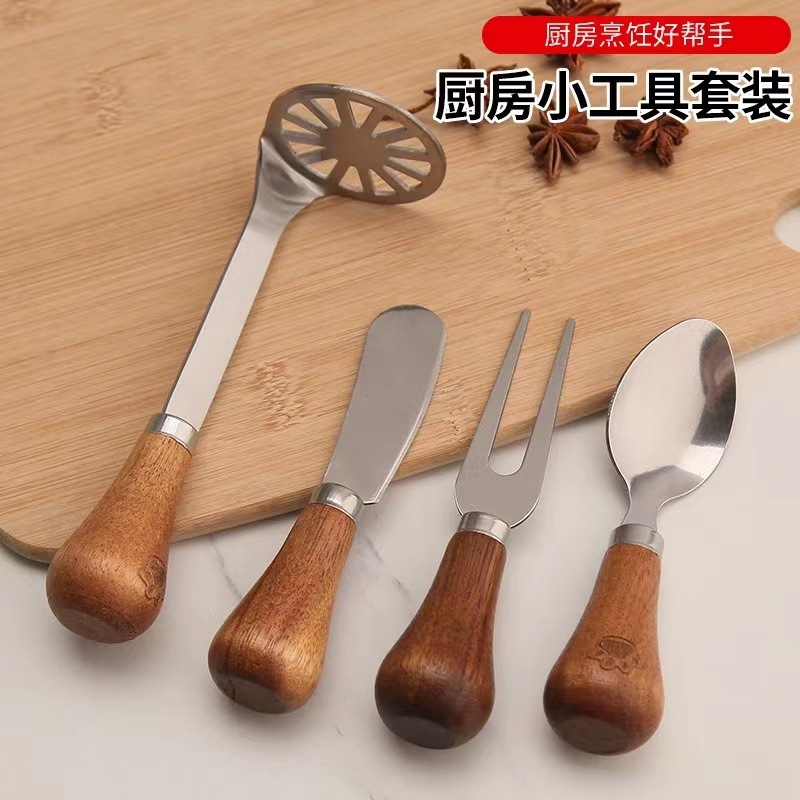 Пресс для картофеля с толстым ручкой, нержавеющая сталь