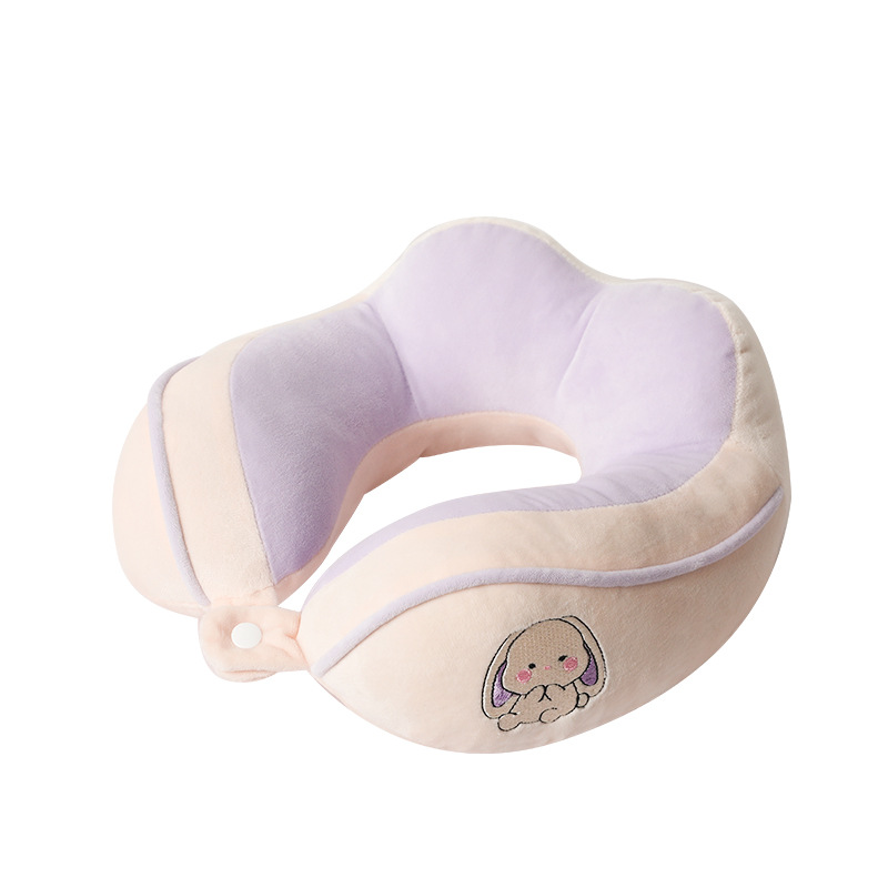 Hump U-Shaped Pillow Office Nap Neck Pillow Travel Portable Neck Pillow Soft Airplane Pillow Can Be Printed with Logo