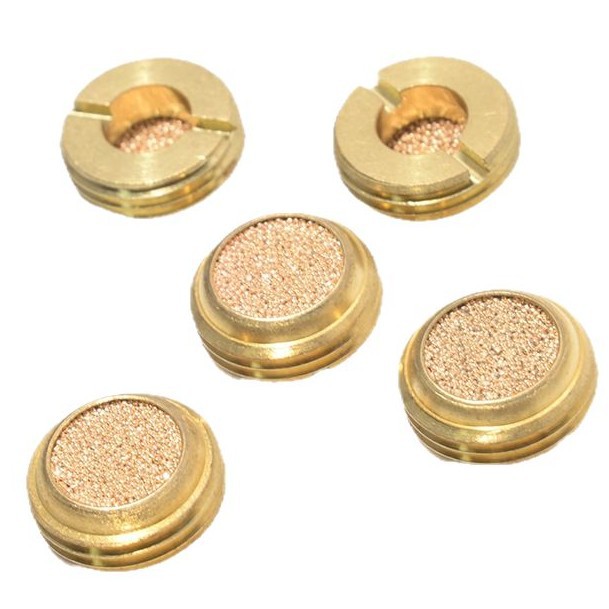 Pneumatic Inner Muffler, Slotted Threaded Silencer, Pneumatic Solenoid Valve, Dust-Proof and Noise-Reducing Filter, Pneumatic Components