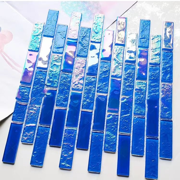 500g Mosaic Crystal Glass DIY Creative Patch Mixed Manufacturer Wholesale Square Art Decoration Creative Decoration