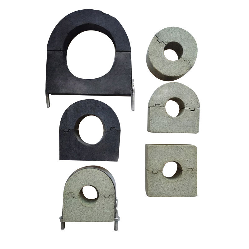 Polyurethane Antiseptic Pipe Holder U-Shaped Card Cold Storage Pipe Holder Insulation P-Shaped Card Pipe Pad Wood Wholesale Polyurethane Pipe Holder