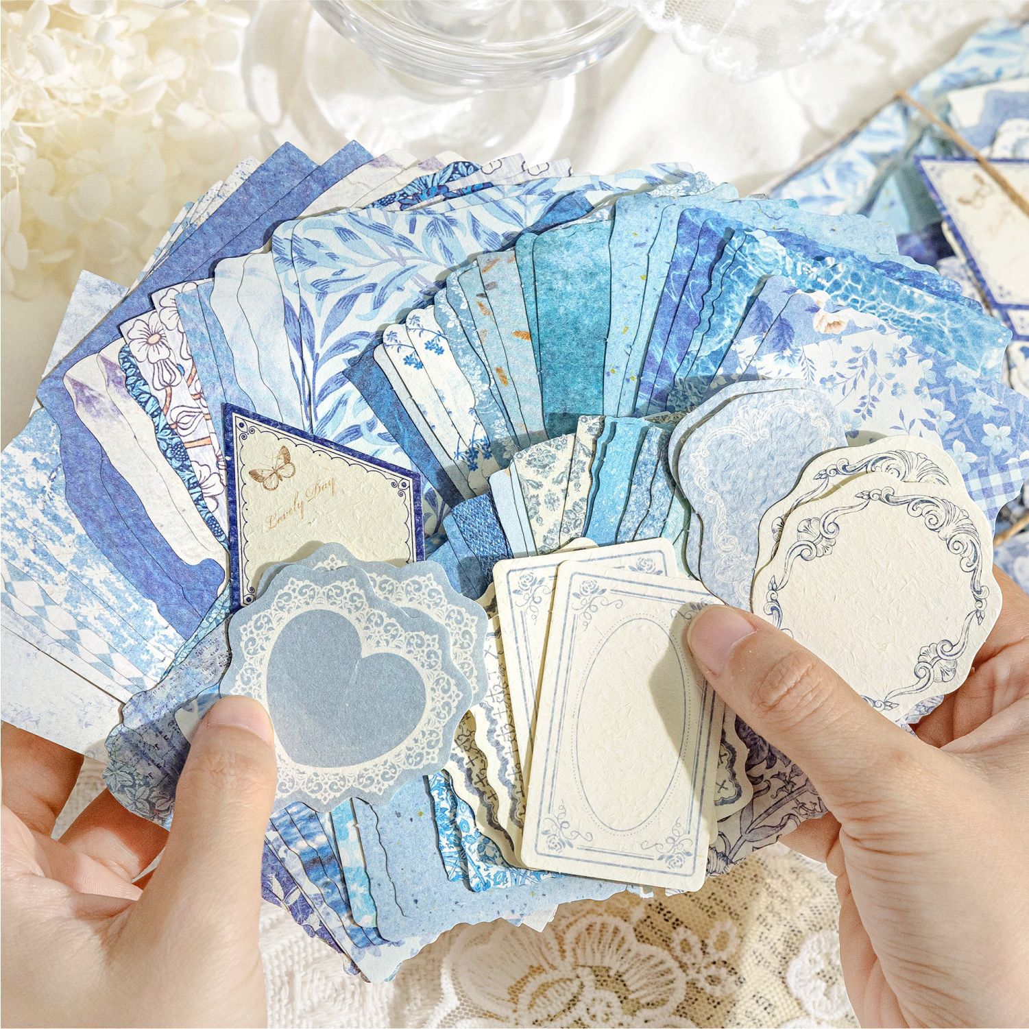 Mo ink material bag paper room post office series retro style basic versatile hand account pain bag base collage background paper