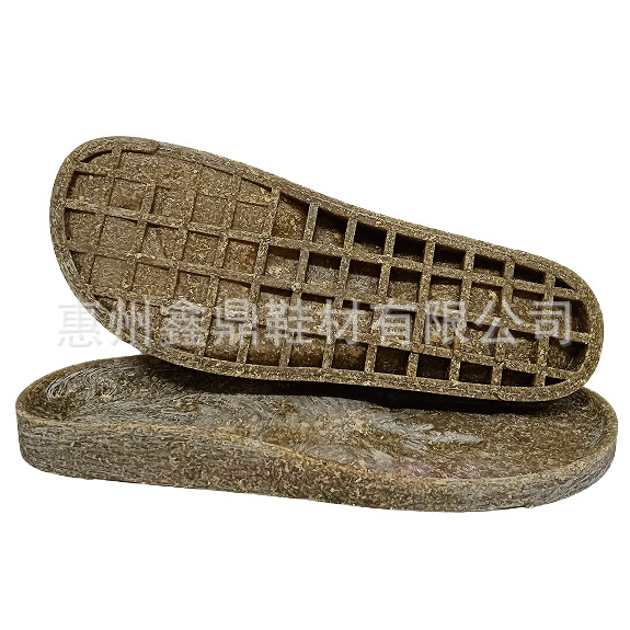 Manufacturer Supplies Beach Shoe Soles, Cork Slippers, Sandals, Furry Shoes, Tpr Fashionable and Comfortable Wood Chaff Soles