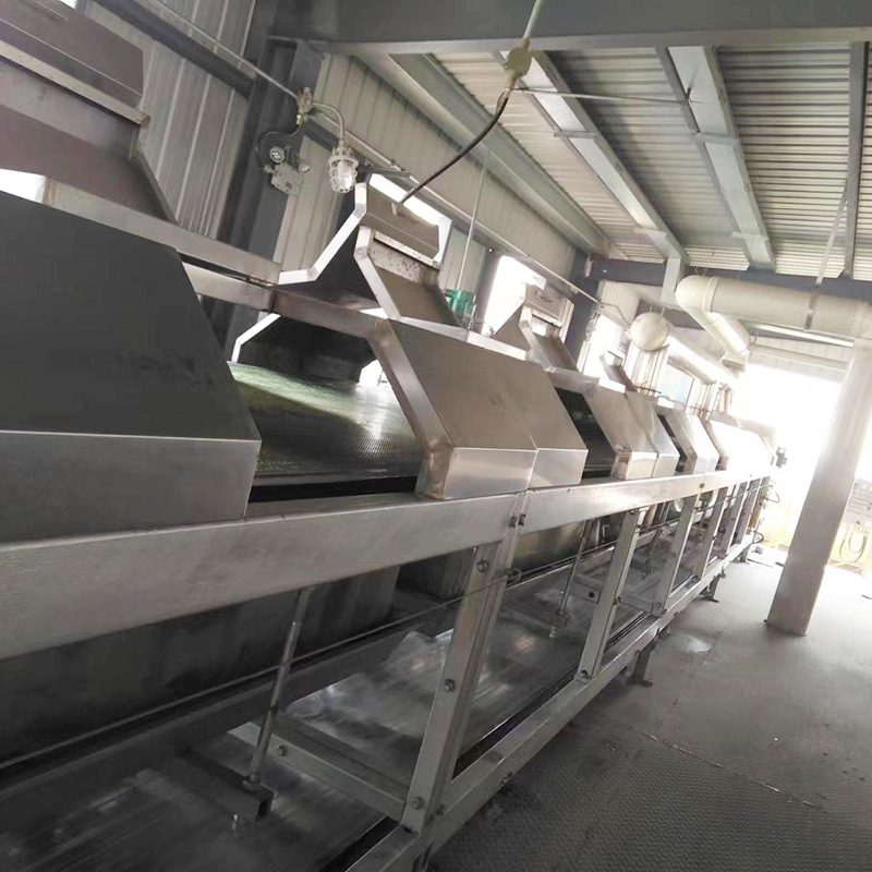 Manufacturers supply steel belt granulator condensation granulator conveyor steel belt water cooling granulator