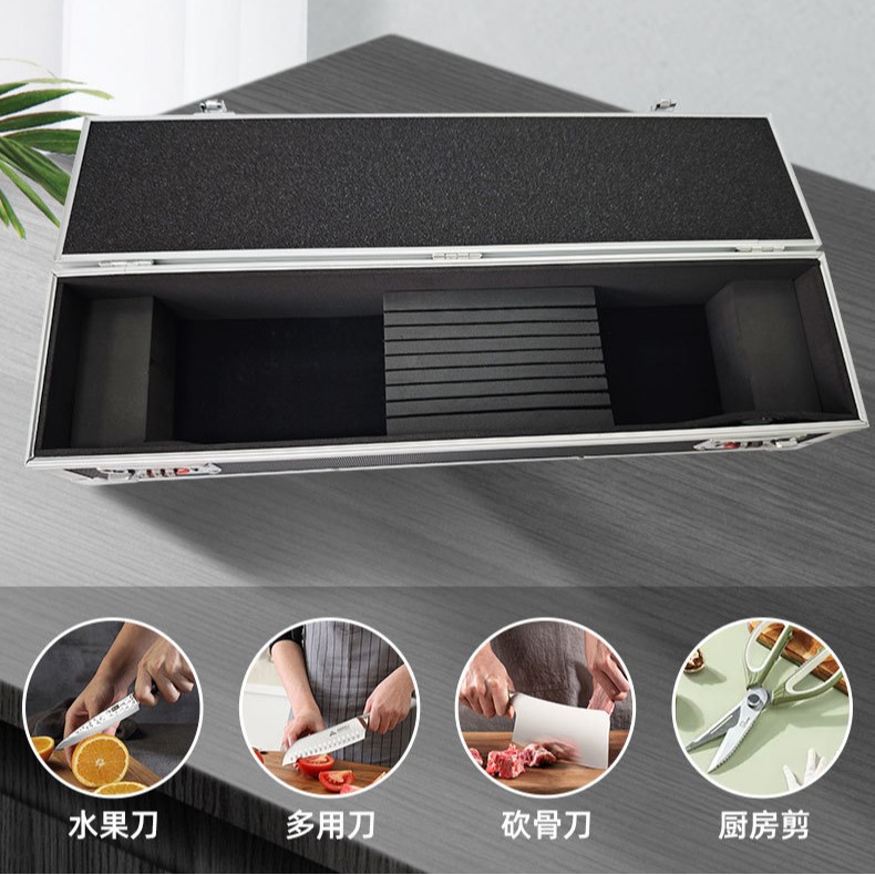 Professional Aluminum Alloy Tool Storage Box, Multi-Functional Tool Box, Aluminum Tool Box with Combination Lock, Knife Box Manufacturer
