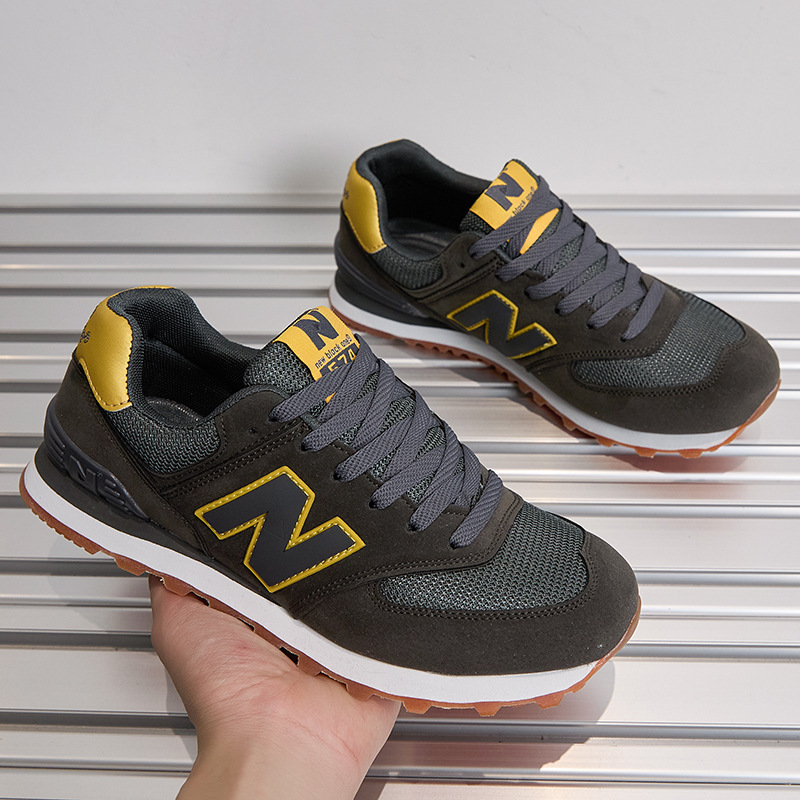 2022 Bailun New Couple Nb Sports and Casual Shoes 574 Men's Shoes Non-Slip Wear-Resistant Running Shoes Women's Large Size Shoes