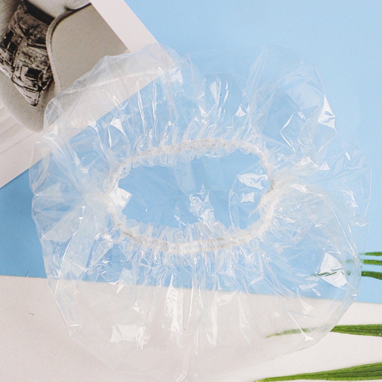 Transparent high pressure disposable bar machine accessories dust cover disposable plastic machine PE plastic dust cover