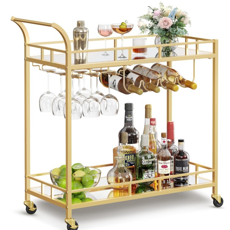 Dining Car Iron Trolley Hotel Restaurant Multi-storey Commercial Drink Car Hotpot Restaurant Mobile Cross-border Amazon