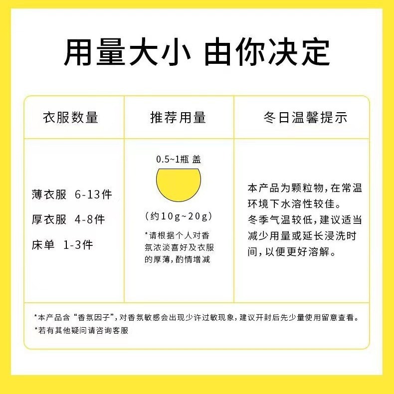 Remain Fragrance Beads Washing Clothes Beads Household Long-lasting Fragrance Retention Fragrance Beads Granules for Clothes Mite Removal and Fragrance Increasing Large Capacity